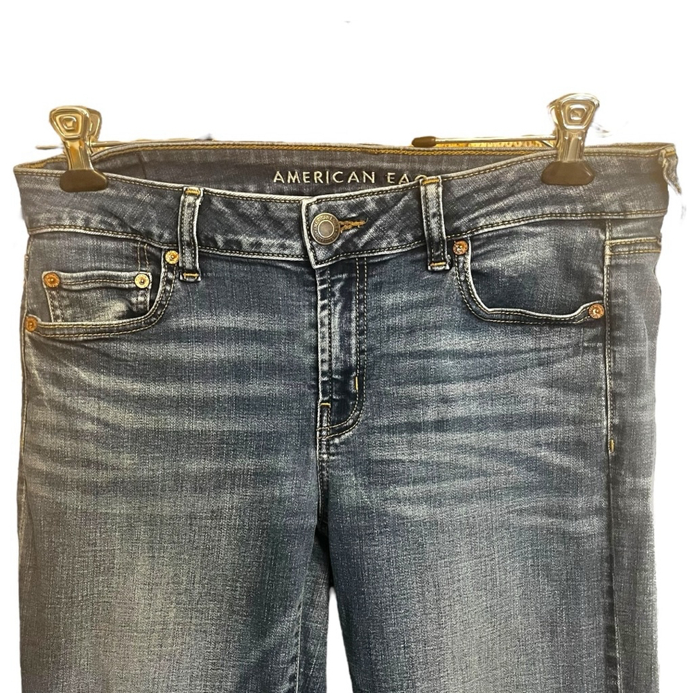 Women's American Eagle Favourite Boyfriend Jeans, 8, Blue Denim - Picture 4 of 16